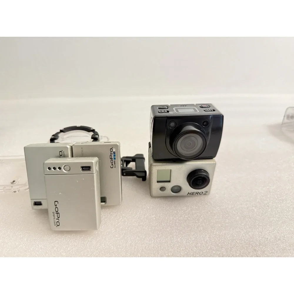 GoPro HERO2 + Swann Freestyle HD Bundle Tested Working + Extras‎ AS-IS Parts